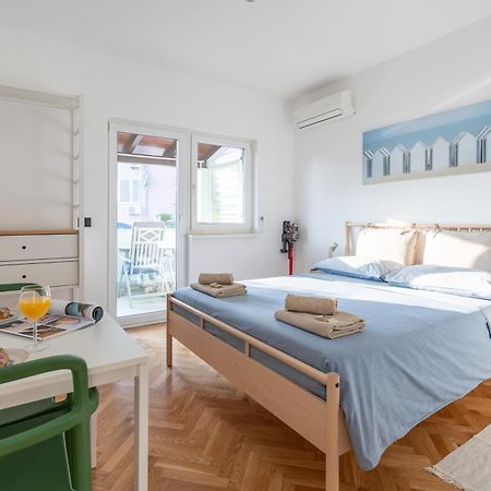 New! D31 Studio W2 Bikes, Sunny Terrace & Parking Rovinj Bagian luar foto
